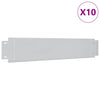 Vidaxl Grassboard 10 PCS 100x20 cm en acier galvanisé