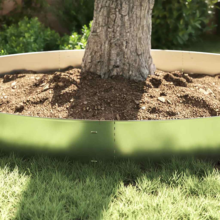 Vidaxl Grassboard 10 PCS 100x20 cm en acier galvanisé