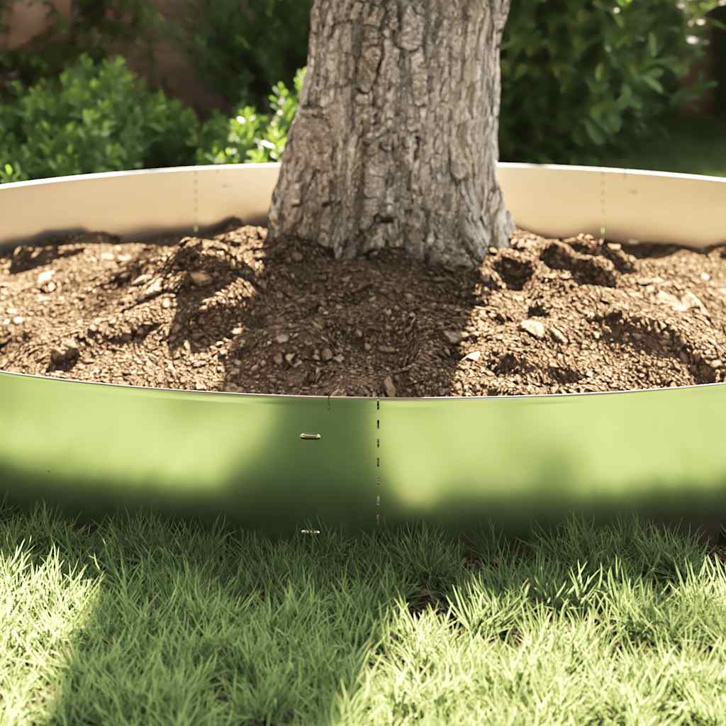 Vidaxl Grassboard 20 ST 100x20 cm en acier galvanisé