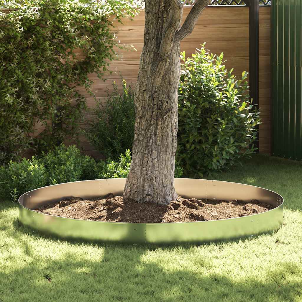 Vidaxl Grassboard 20 ST 100x20 cm en acier galvanisé