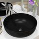 Vidaxl Washbasin Round 41.5x13,5 cm Black en céramique