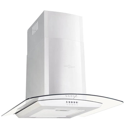 Hotte d'extracteur de paroi Vidaxl 756 m³ U LED 60 cm en acier inoxydable