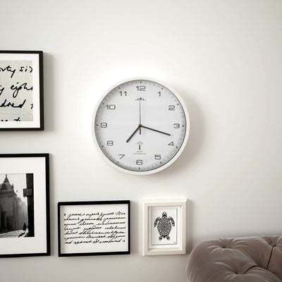 Horloge murale vidaxl avec calendrier de quartz à 31 cm de radio-31 cm