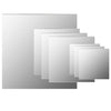 Vidaxl Miroirs muraux en verre carré 7 sts