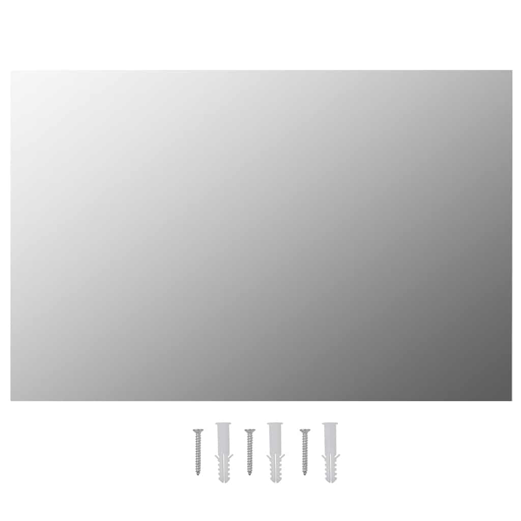 Miroir mural Vidaxl Verre rectangulaire 60x40 cm