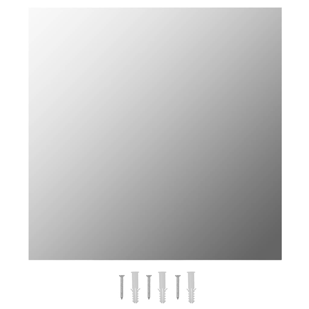 Vidaxl Muroir Miroir carré 60x60 cm Verre