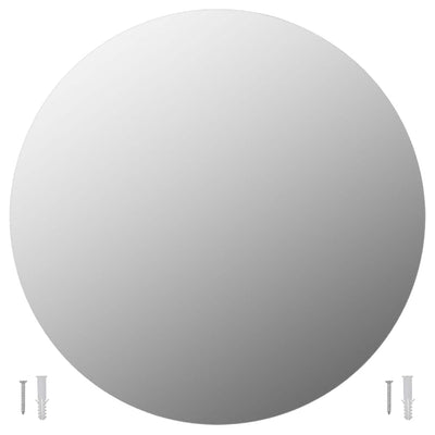 Miroir mural vidaxl autour de 60 cm de verre
