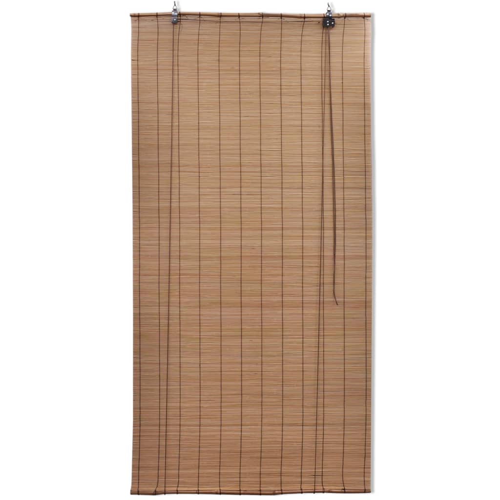 Vidaxl rouleau aveugle 80x220 cm en brun bambou