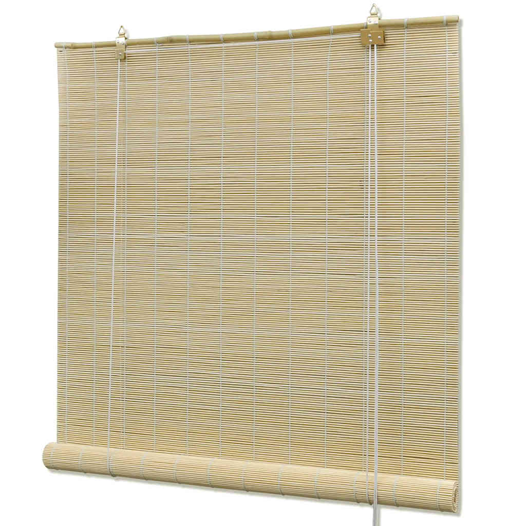 Vidaxl rouleau aveugle 140x220 cm bambou naturel