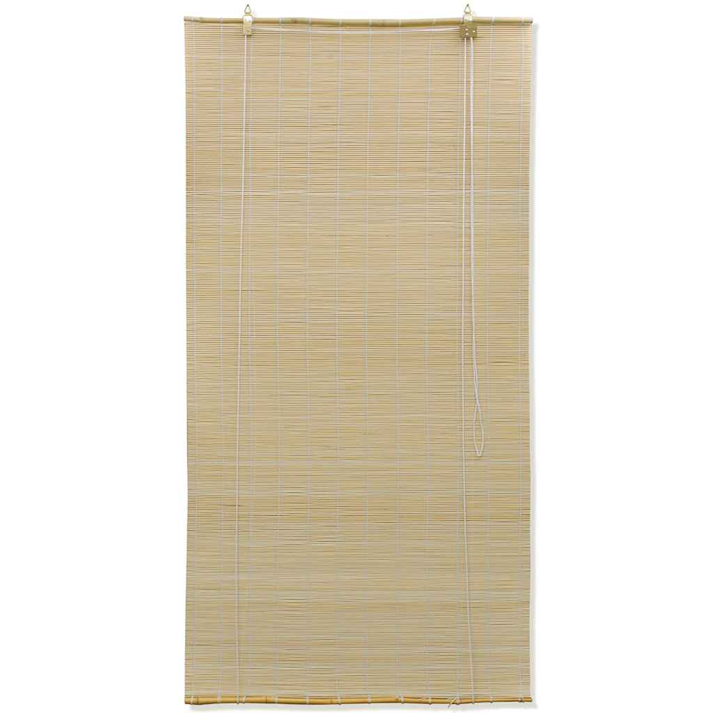 Vidaxl rouleau aveugle 140x220 cm bambou naturel