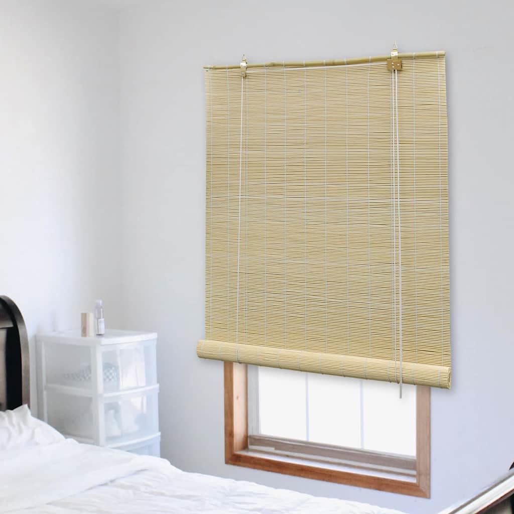 Vidaxl rouleau aveugle 140x220 cm bambou naturel