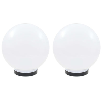 Lampes à bulbe LED vidaxl 2 pcs round 25 cm pmma