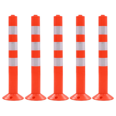 Trafic Vidaxl Pile 75 cm Plastique 5 PCS