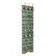 Rack de manteau mural vidaxl avec 6 crochets heureux amour 120x40 cm