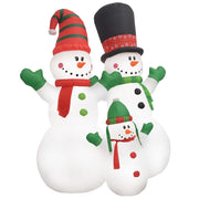 Vidaxl Christmas Snip Dolls Santa Family Family LED IP44 240 cm - afbeelding 1