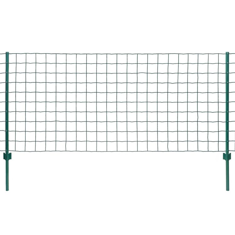 Vidaxl Hek 20x0,8 m en acier vert