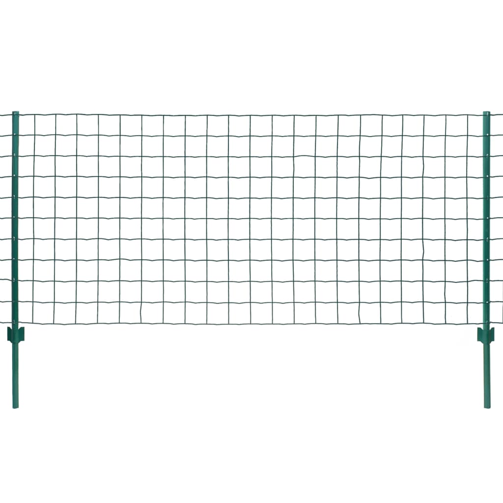 Vidaxl hek 20x1,2 m en acier vert