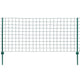 Vidaxl hek 20x1 m en acier vert