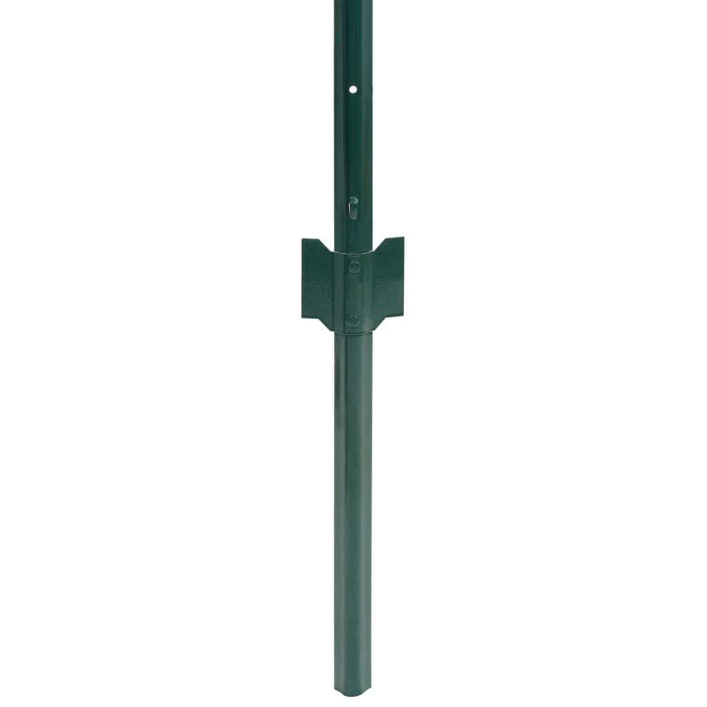 Vidaxl hek 20x1 m en acier vert