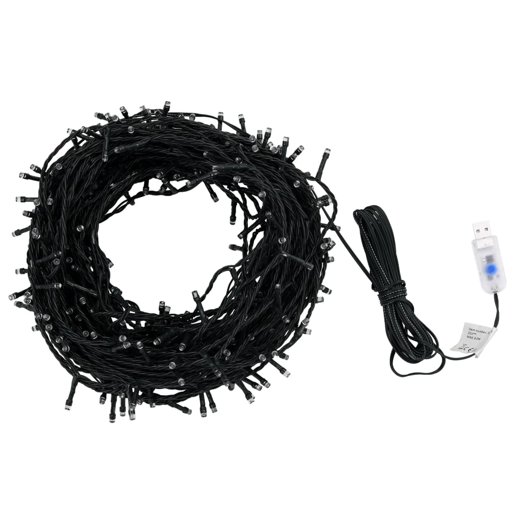 Vidaxl Cordon léger 400 LEDS pour l'intérieur et l'extérieur de 40 m blanc froid