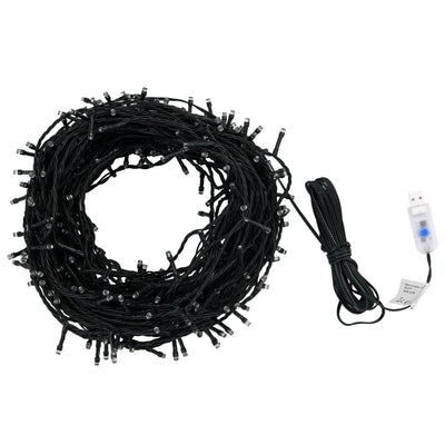 Vidaxl Cordon léger 400 LEDS pour l'intérieur et l'extérieur de 40 m blanc froid