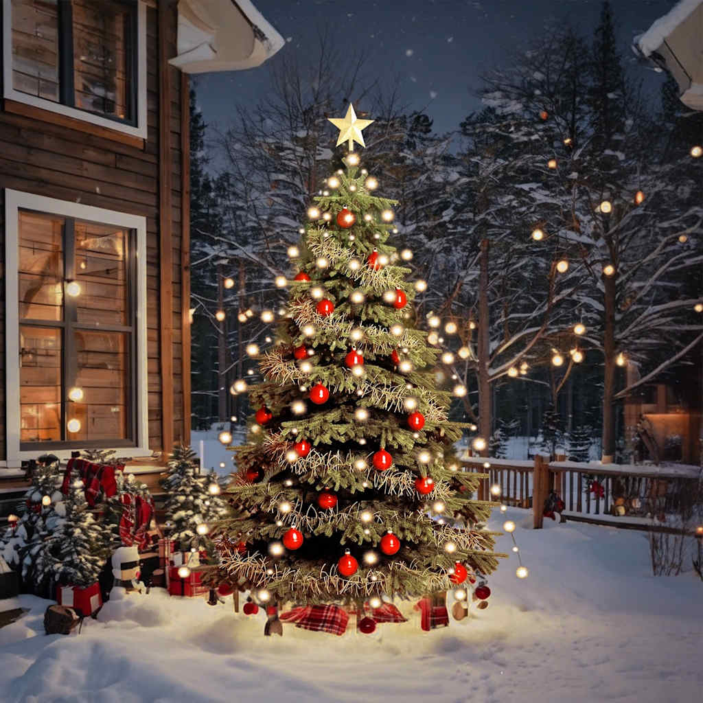 Éclairage d'arbre de Noël Vidaxl avec 180 LEDS Net 180 cm