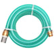 Tuyau d'aspiration vidaxl avec accouplements en laiton 15 m 25 mm verts
