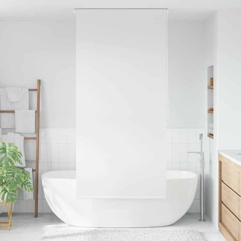 Vidaxl Rouleau aveugle pour douche 80x240 cm blanc
