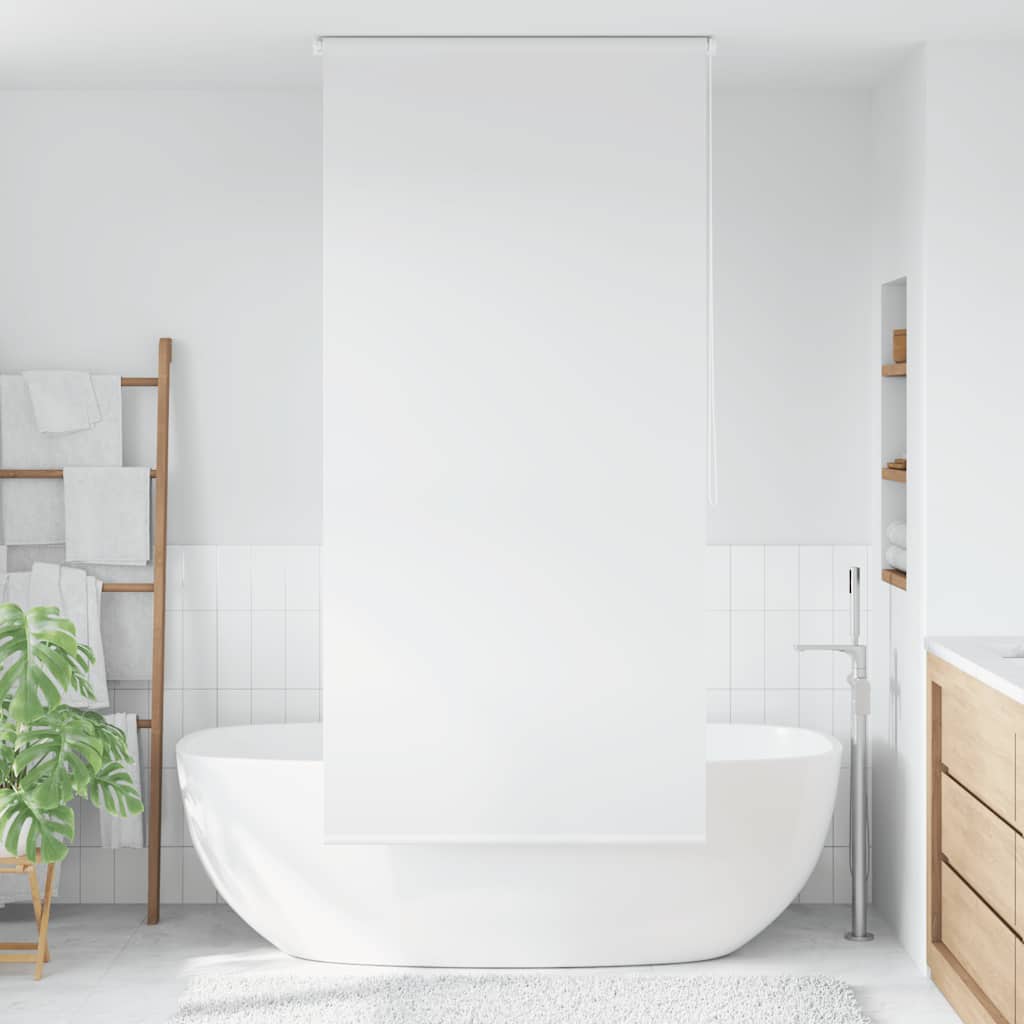 Vidaxl Rouleau aveugle pour douche 120x240 cm blanc
