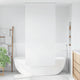 Vidaxl Rouleau aveugle pour douche 120x240 cm blanc