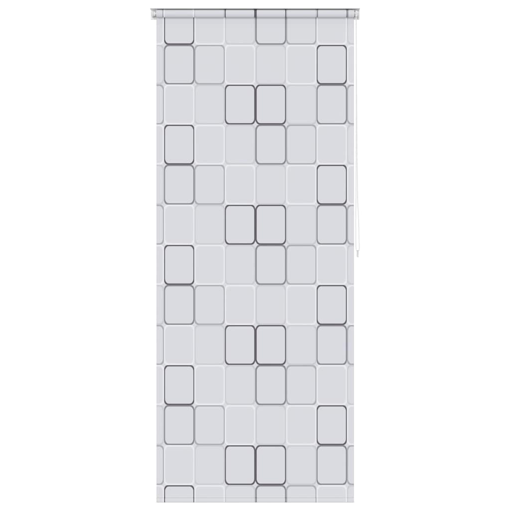 Vidaxl Rouleau aveugle pour douche 100x240 cm carré