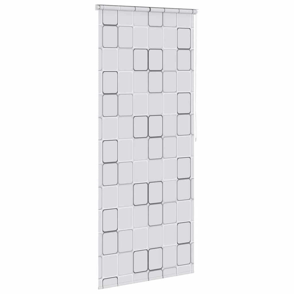 Vidaxl Rouleau aveugle pour douche 100x240 cm carré