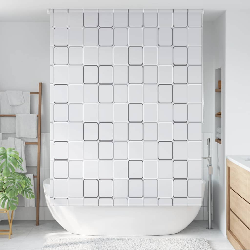 Vidaxl Rouleau aveugle pour douche 140x240 cm carré
