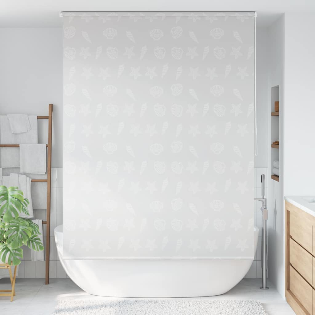 Vidaxl Rouleau aveugle pour douche 140x240 cm étoile de mer