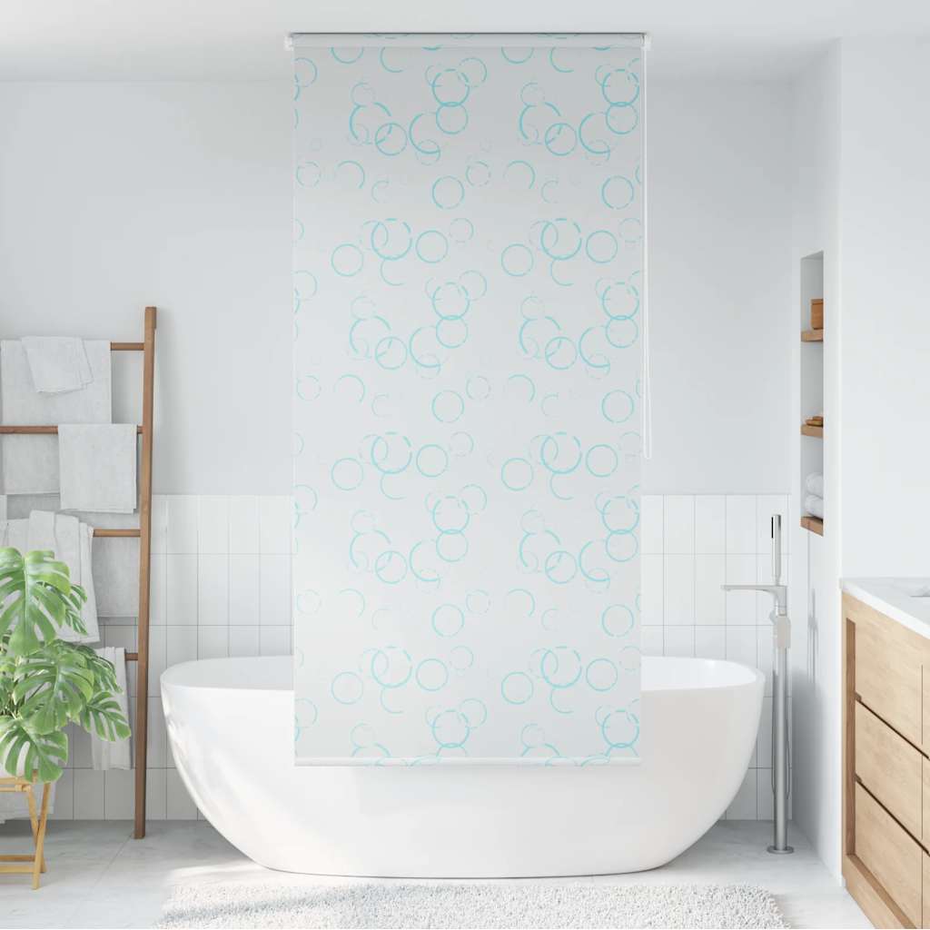 Vidaxl Rouleau aveugle pour douche 120x240 cm bulle