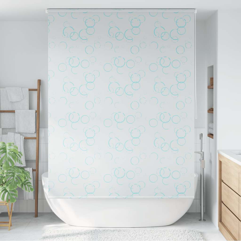 Vidaxl Rouleau aveugle pour douche 160x240 cm bulle