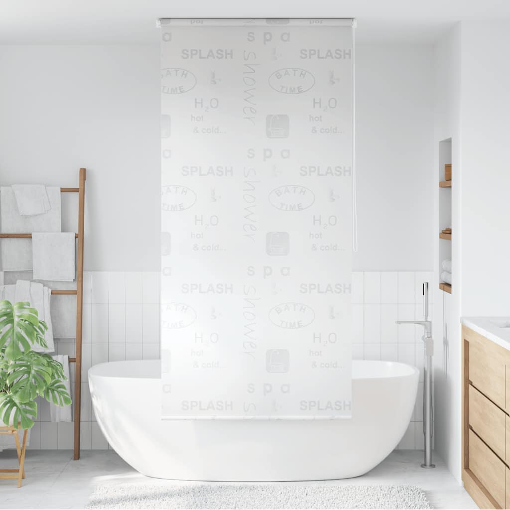 Vidaxl Rouleau aveugle pour douche 80x240 cm Splash