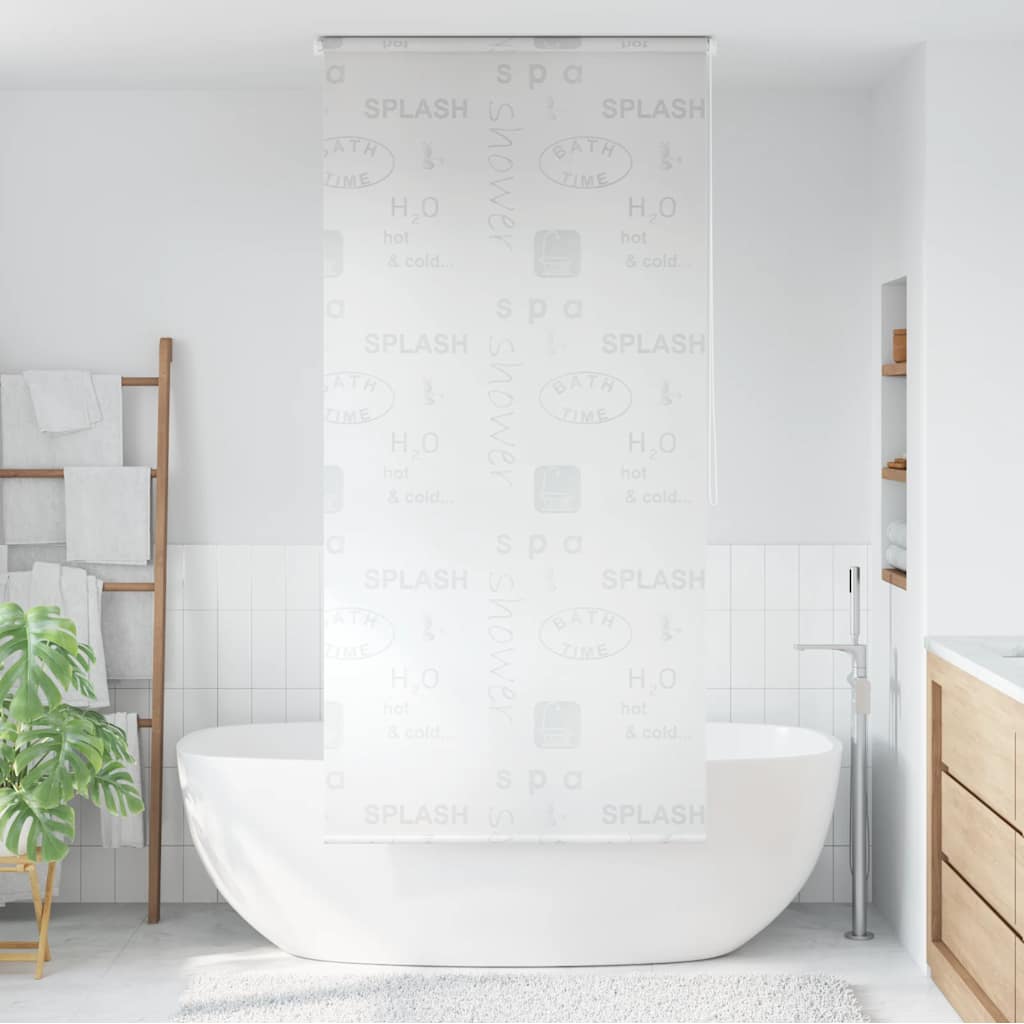 Vidaxl Rouleau aveugle pour douche 100x240 cm éclaboussure