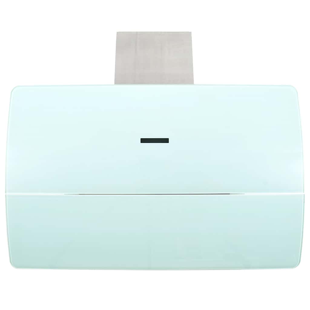 Capeur d'extracteur de paroi Vidaxl 756 m³ U 90 cm en acier inoxydable blanc