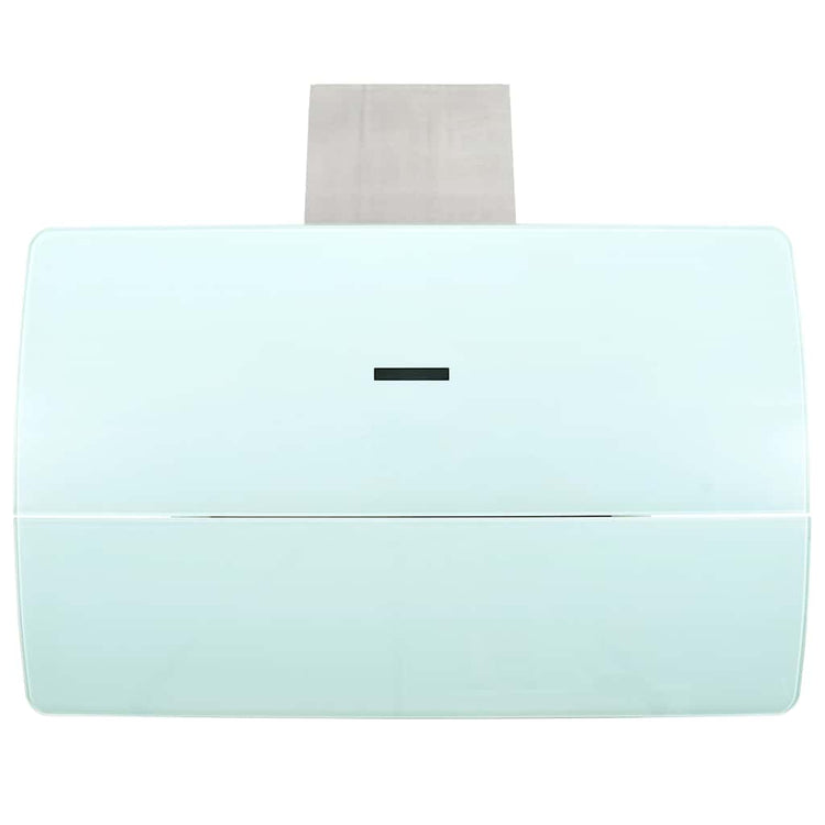 Capeur d'extracteur de paroi Vidaxl 756 m³ U 90 cm en acier inoxydable blanc