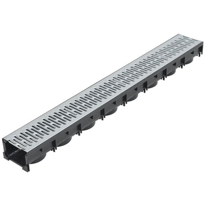 Gutteurs de drainage Vidaxl 6 m Galvanisé Steel 6 PCS