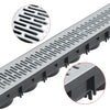 Gutteurs de drainage Vidaxl 6 m Galvanisé Steel 6 PCS