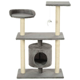 Vidaxl Cat Stracing Post avec sisal Scratch Posts 95 cm Gray - afbeelding 3