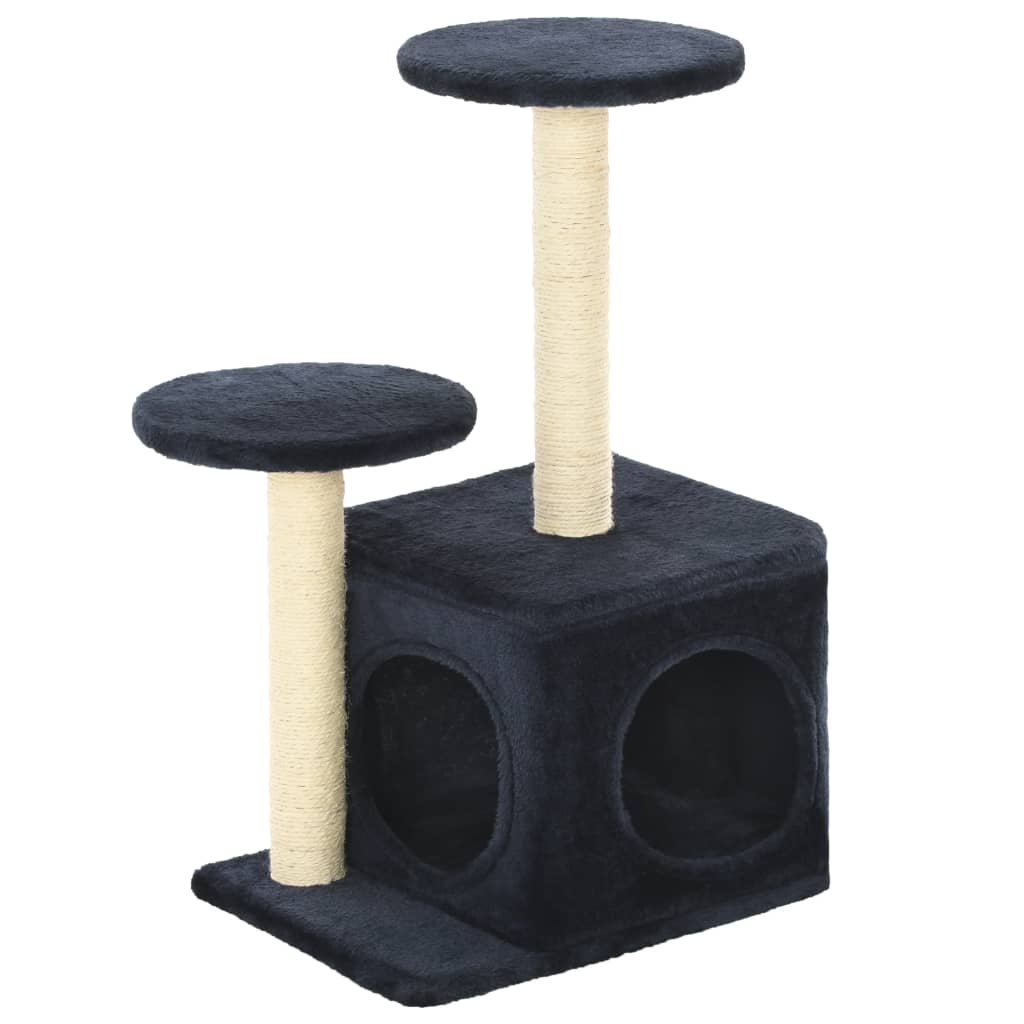 Vidaxl Cat Scratch Post avec sisal Scratch Posts 60 cm bleu foncé