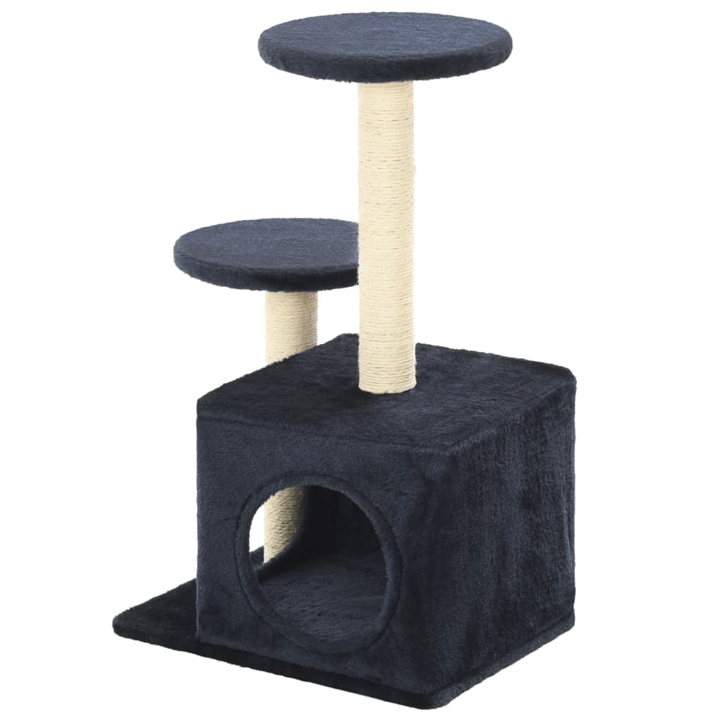 Vidaxl Cat Scratch Post avec sisal Scratch Posts 60 cm bleu foncé