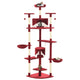 Vidaxl Cat Scratch Post avec Sisal Scratch Posts 203 cm rouge et blanc