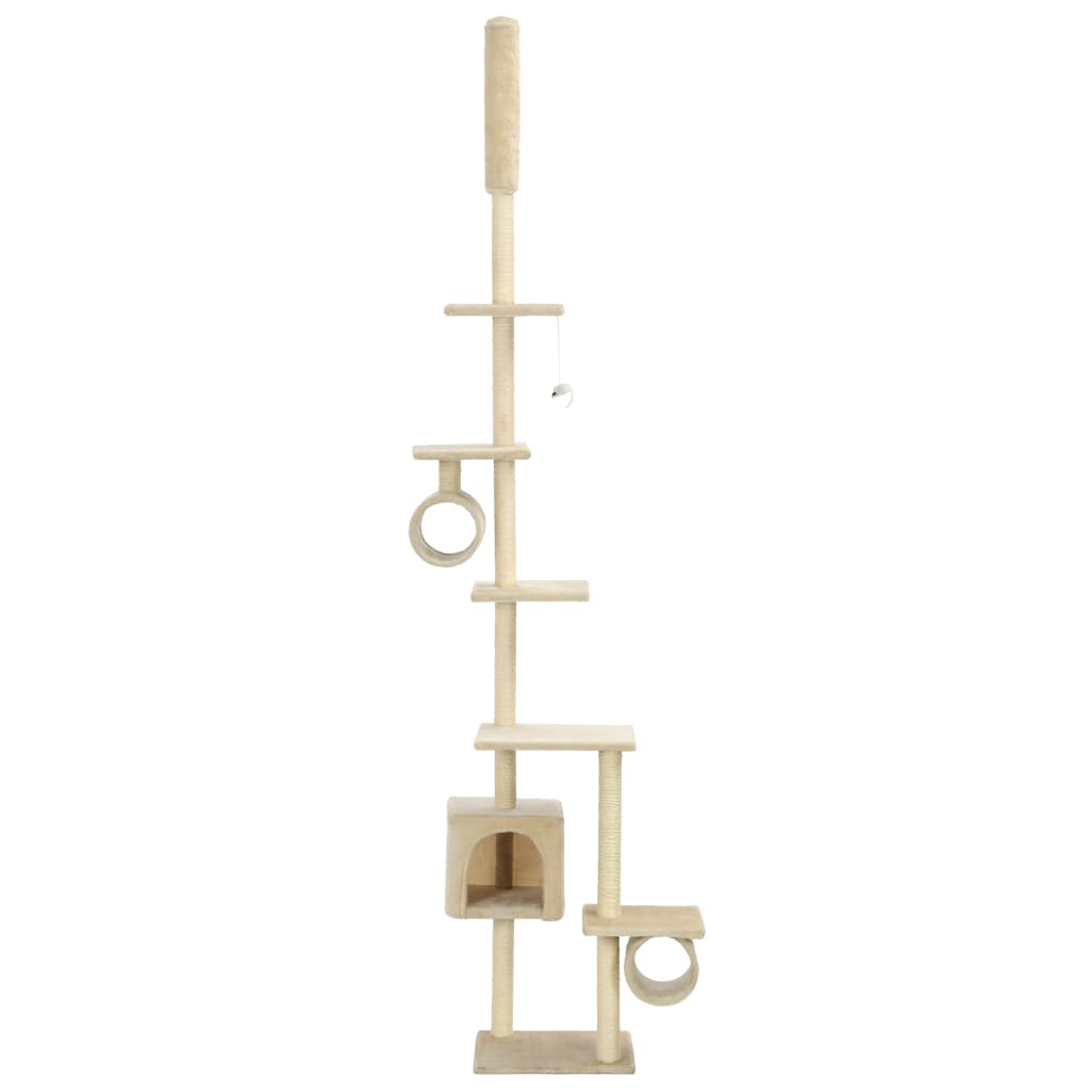 Vidaxl Cat Scratch Post avec Sisal Scratch Posts 260 cm beige