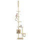 Vidaxl Cat Scratch Post avec Sisal Scratch Posts 260 cm beige