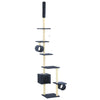 Vidaxl Cat Scratch Post avec sisal Scratch Posts 260 cm Bleu foncé