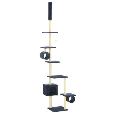 Vidaxl Cat Scratch Post avec sisal Scratch Posts 260 cm Bleu foncé
